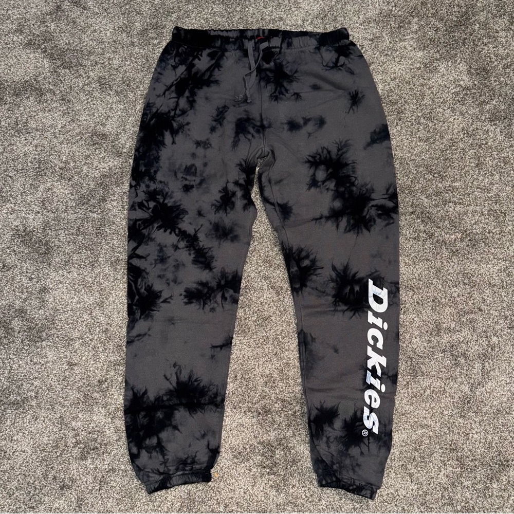 Dickie Black Tie-Dye Joggers
